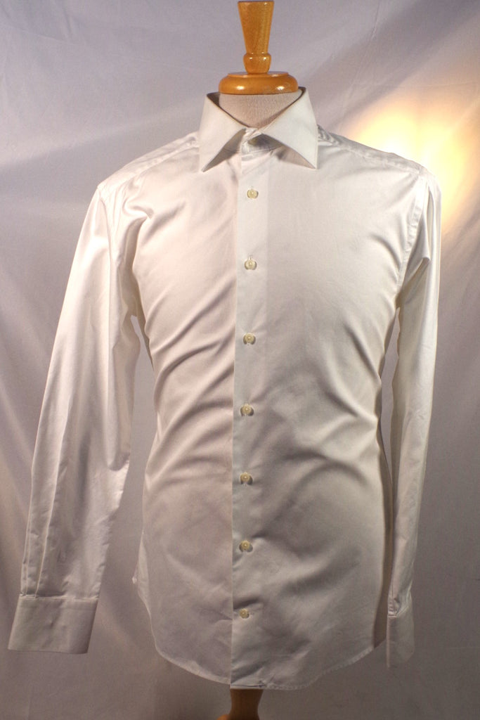 Smooth Suitsupply White Cotton Two-Ply Oxford Dress Shirt - Sz 16.5-42 Put This On Smooth Suitsupply White Cotton Two-Ply Oxford Dress Shirt - Sz 16.5-42 Put This On