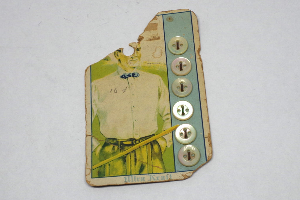 1930s Set of Ultra Kraft Mother of Pearl Buttons
