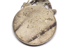 1943 Silver Winter League Award Pendant