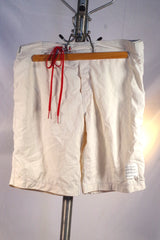Thom Browne White Nylon Swim Trunks- Sz 2 (M)