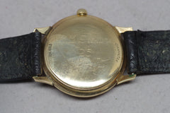 Vintage Engraved Hamilton 10Kt Gold "Thin-O-Matic" Automatic Wrist Watch