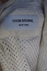 Thom Browne White Nylon Swim Trunks- Sz 2 (M)