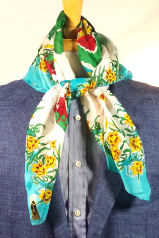 Incredible Map of Wales Silk Square Scarf