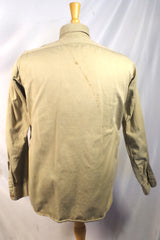 Vintage Sears Hercules Sanforized Cotton Work Shirt - Sz 15L