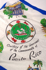 Commonwealth of Puerto Rico Cotton Square Scarf