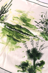 Botanical Camelback Mountain Phoenix Silk Scarf