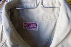 Vintage Sears Hercules Sanforized Cotton Work Shirt - Sz 15L