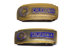 1930s University of California Belt Buckles
