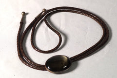 Color-Changing Stone Sterling Silver Bolo Tie