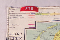 Mid-Century Escape Map Silk Pocket Square by Put This On