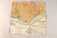 Mid-Century Escape Map Silk Pocket Square by Put This On