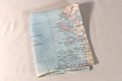 Mid-Century Escape Map Silk Pocket Square by Put This On