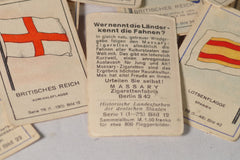 Vintage German Flag Collectible Tobacco Cards