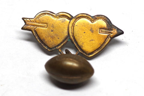 1940s Sweetheart Football Pin