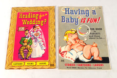 1940s Funny Wedding & Baby Booklets