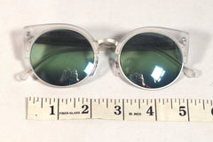 Stylish Retrosuperfuture Silvery Gunmetal Ladies Sunglasses