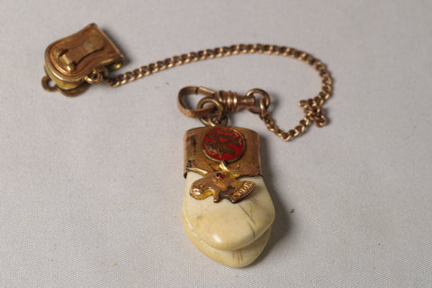 Loyal Order of the Moose Tooth Watch Fob