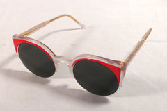 Cool Retrosuperfuture Red and Clear Ladies Sunglasses
