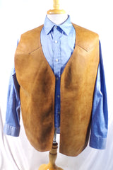 Gorgeous Handmade Western Leather Vest - Size ~48