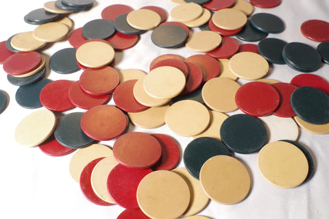 Bunch of Vintage Poker Chips