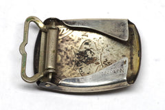Vintage Masonic Sterling Silver Belt Buckle