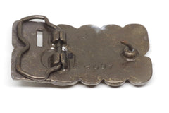 Vintage Soccer Brass Belt Buckle