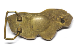 1978 Sports Car Brass Belt Buckle