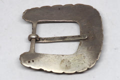 Stunning Floral Mexican Sterling Silver Belt Buckles