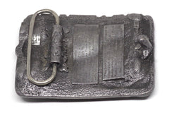 1981 Pewter Seattle Public Market Center Belt Buckle