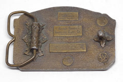 1977 California Mission Brass Belt Buckle