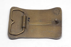 1976 Airplane Dogfight Brass Belt Buckle