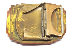 1930s Arizona University Brass Belt Buckle