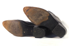 Tony Lama Black Cowboy Boots - Sz 11 1/2 D