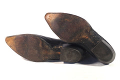 Southern California Thieves' Market Tony Lama Style Black Cowboy Boots - Sz 12D