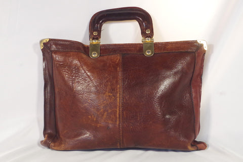 Magnificent Vintage Bond Street Italian Leather Bag