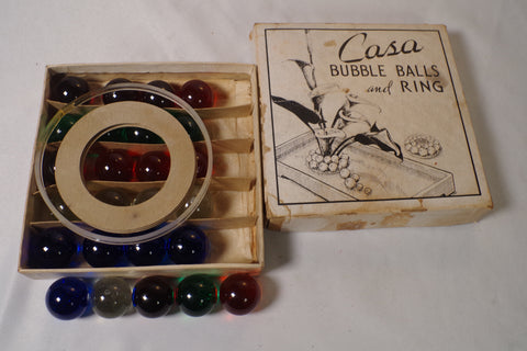 Vintage Casa Bubble Balls and Ring Flower Display