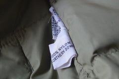 1980s Pioneer Wear Army Green Down Nylon Vest - Sz ML