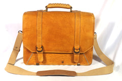 Vintage Rawlings Leather Messenger Bag by Gian Paolo Lombardo