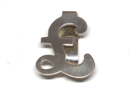 British Pound Sterling Silver Money Clip