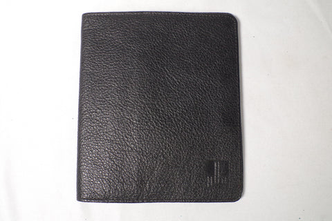 Stunning Pebble Grain Black Leather Wallet