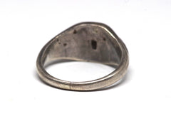 Antique Gold on Silver Signet Ring