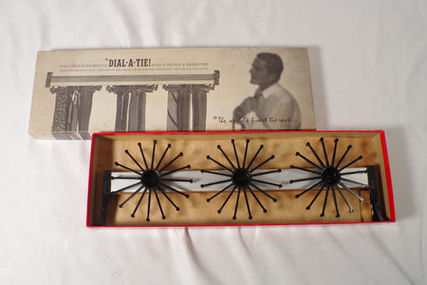 "Dial-A-Tie" Spinning Tie Rack