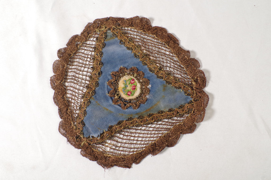 Small Mexican Vintage Embroidered Altar Cloth