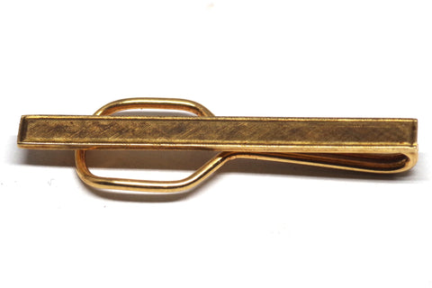 Rare Hickok gold tie bar / tie clip with a open loop Rare Hickok gold tie bar / tie clip with a open loop