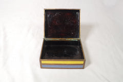 Gorgeous Metal and Ceramic West Point Military Academy Box