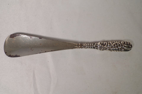 Ornate Vintage Silver Handle Shoe Horn