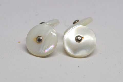 Studded Mother of Pearl Cufflinks