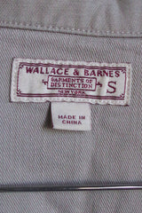 Wallace & Barnes Heavy Duty Tan Cotton Utility Shirt - Sz S