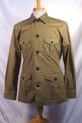 RJ by Ring Jacket Tan Cotton Utility Jacket - Sz XL