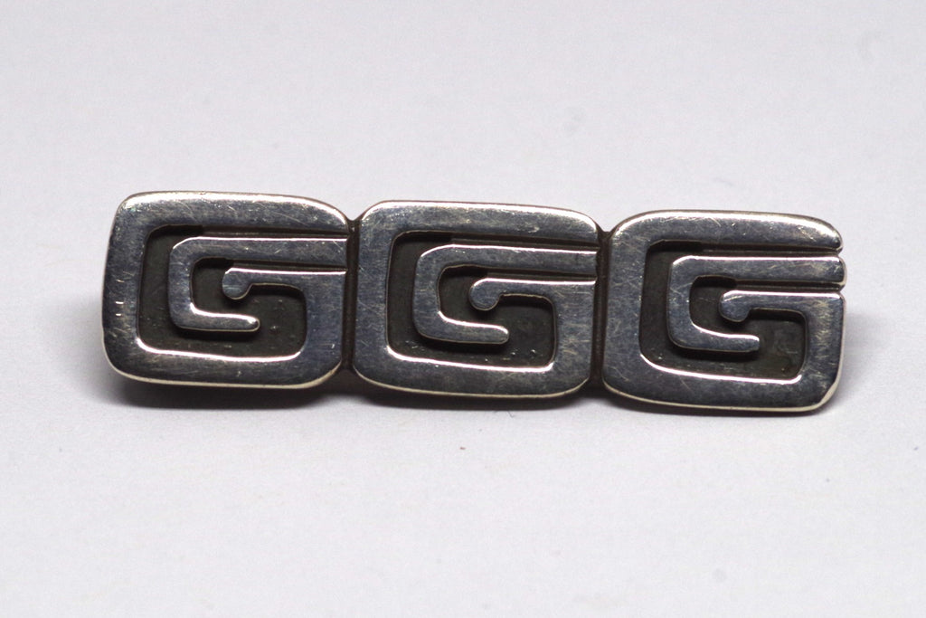 Modernist Taxco Mexican Sterling Silver Tie Clip